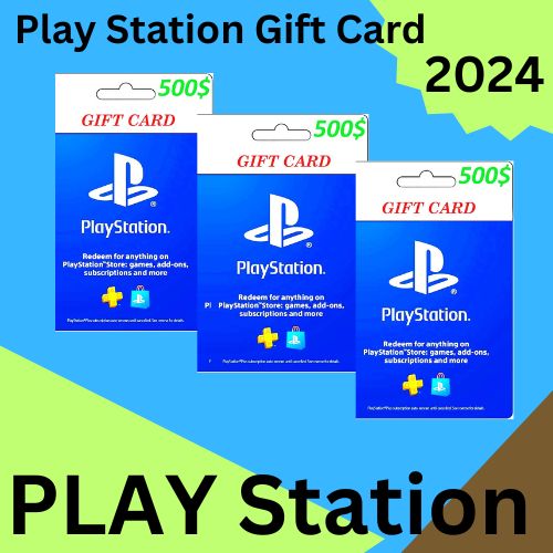 New Play Station Gift Card-2024